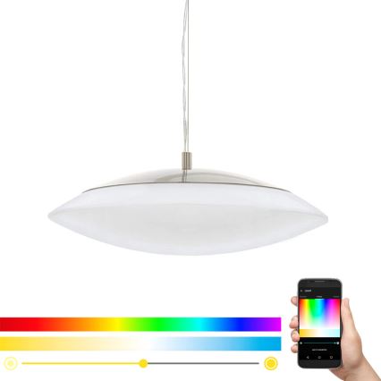 Eglo 97812 - LED RGB dimbare hanglamp aan kabel FRATTINA-C 1xLED/27W/230V
