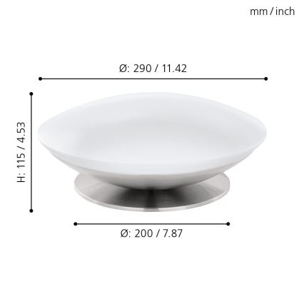 Eglo 97813 - LED RGB Dimbare tafellamp FRATTINA-C 1xLED/18W/230V