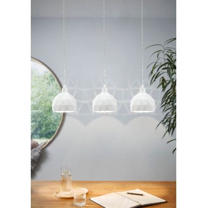 Eglo - Lustre avec fil 3xE14/40W/230V