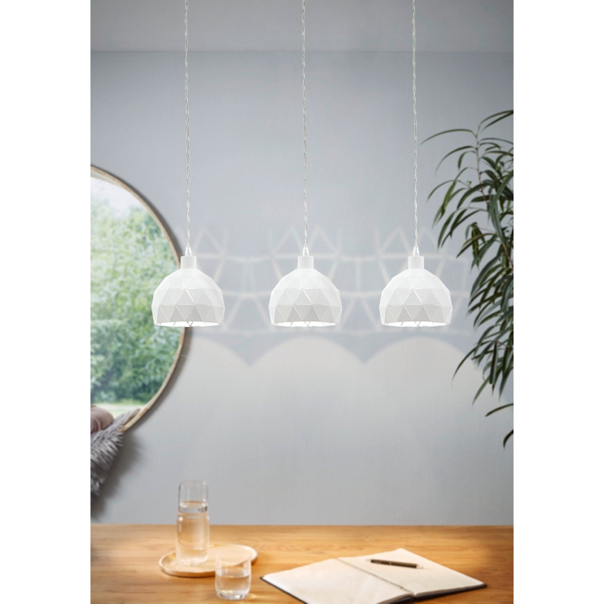 Eglo - Lustre avec fil 3xE14/40W/230V