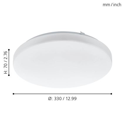 Eglo - LED Plafondlamp LED/14,6W/230V