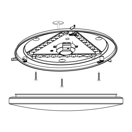 Eglo - LED Plafondlamp LED/14,6W/230V