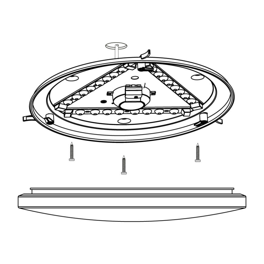 Eglo - LED Plafondlamp LED/14,6W/230V