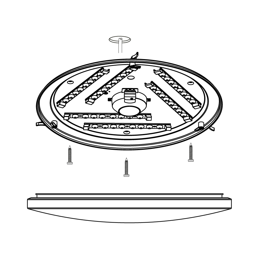 Eglo - LED Plafondlamp LED/33,5W/230V