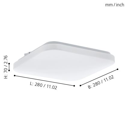 Eglo - LED Plafondlamp LED/11,5W/230V