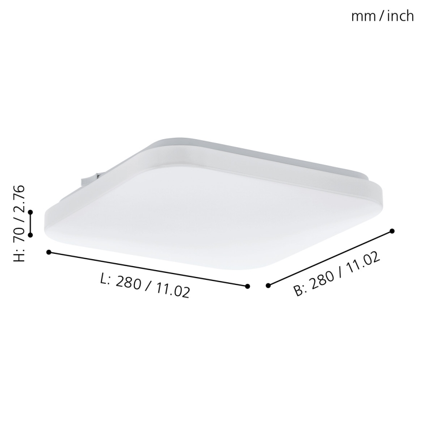 Eglo - LED Plafondlamp LED/11,5W/230V