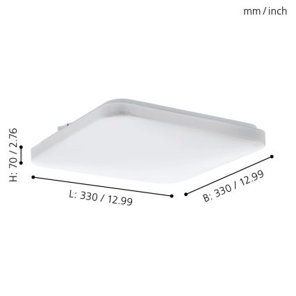 Eglo - LED Plafondlamp LED/14,6W/230V