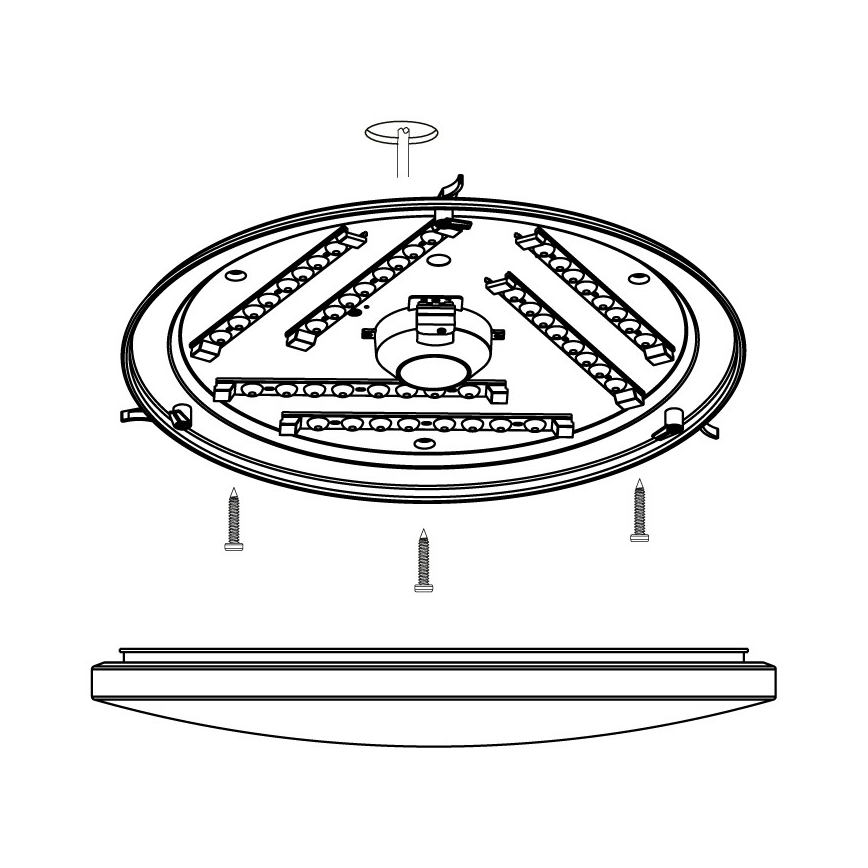 Eglo - LED Plafondlamp LED/33,5W/230V
