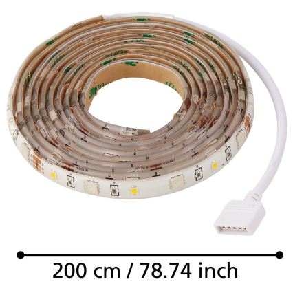 Eglo - Ruban LED RGB à intensité variable LED/10W/230V IP20