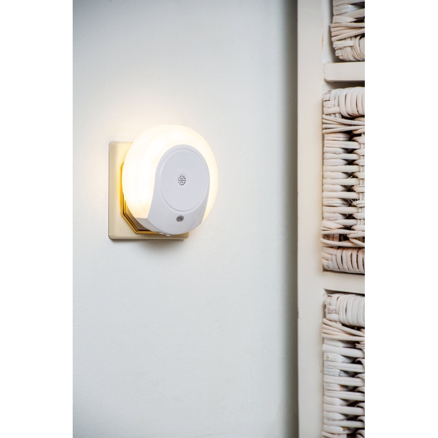 Eglo - LED Nachtlamp met sensor 2xLED/0,4W/230V 3000K