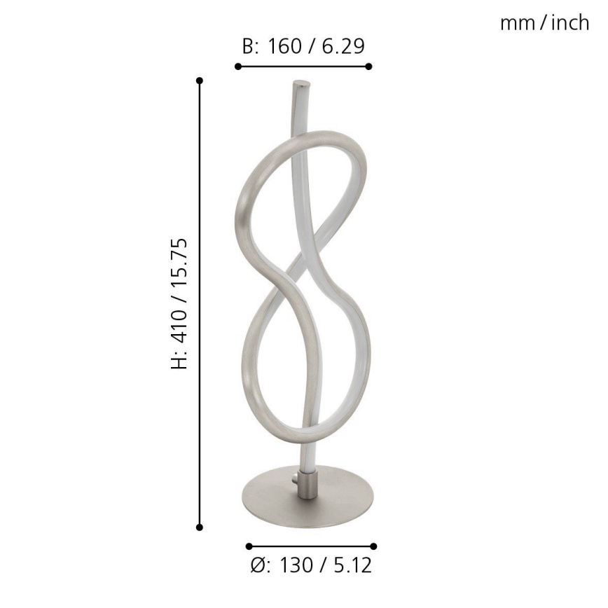 Eglo 97941 - lampe de table LED NOVAFELTRIA LED/10W/230V
