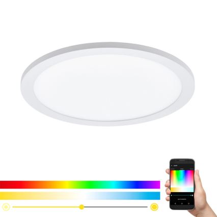 Eglo - Plafonnier LED RGBW SARSINA-C LED/16W/230V + télécommande