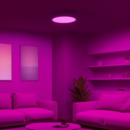 Eglo 98045 - RGB-LED dimbare plafondlamp RIODEVA-C LED/27W/230V