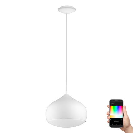 Eglo - Suspension filaire LED RGBW à intensité variable COMBA-C LED/18W/230V Bluetooth