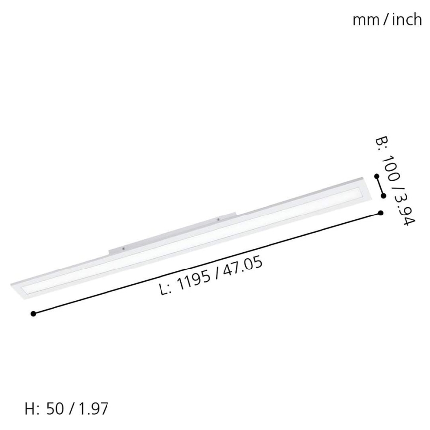 Eglo - Dimbaar LED RGBW Paneel SALOBRENA-C LED/34W/230V + afstandsbediening