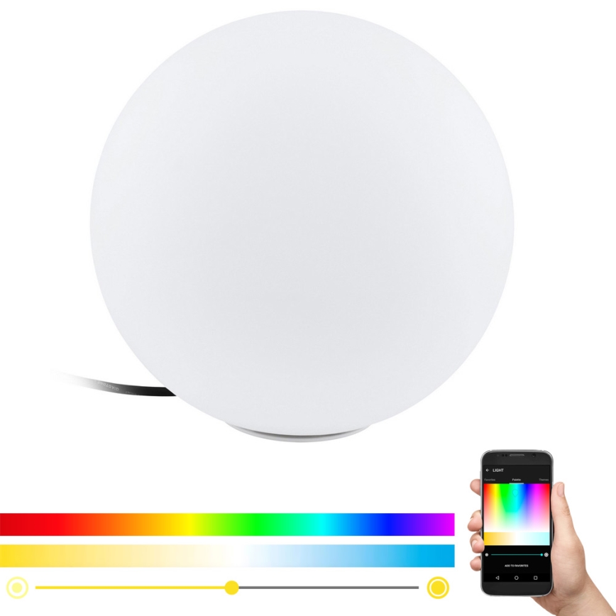 Eglo 98106 - RGBW-LED buitenlamp MONTEROLO-C LED/9W/230V IP65 Ø390 mm