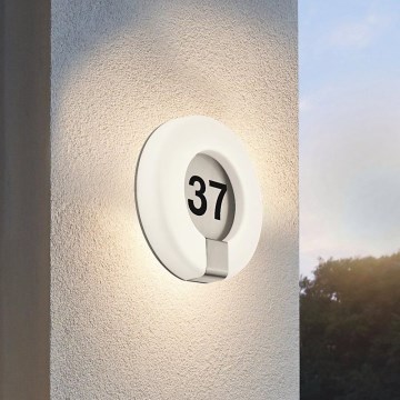 Eglo 98145 - Numéro de maison à intensité variable MARCHESA-C LED/15W/230V IP44