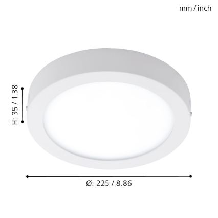 Eglo 98171 - Luminaire d'extérieur LED dimmable ARGOLIS-C LED/16,5W/230V IP44