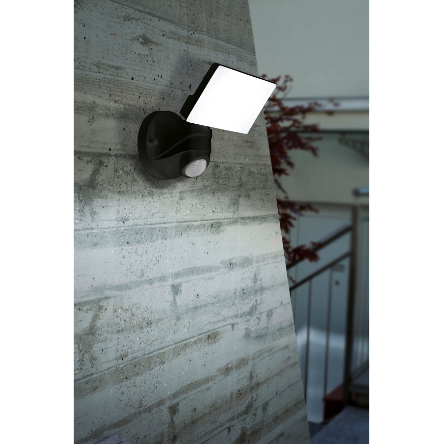 Eglo - Applique LED extérieure avec détecteur LED/15W/230V IP44