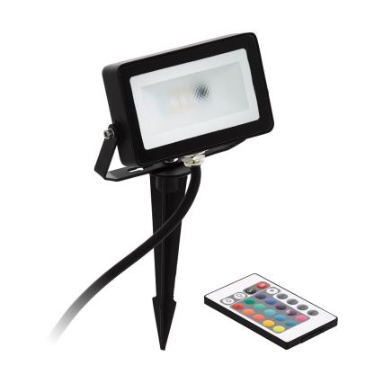 Eglo - LED RGB Schijnwerper LED/10W/230V + afstandsbediening