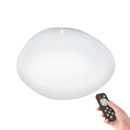 Eglo - Plafonnier LED dimmable, 24W/230V, Ø 45 cm + télécommande