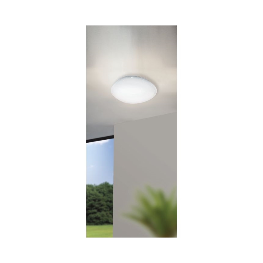 Eglo 98228 - Dimbare LED-plafondlamp SILERAS-A LED/36W/230V Ø 60 cm + afstandsbediening