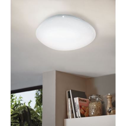 Eglo 98228 - Plafonnier LED dimmable SILERAS-A LED/36W/230V Ø 60 cm + télécommande
