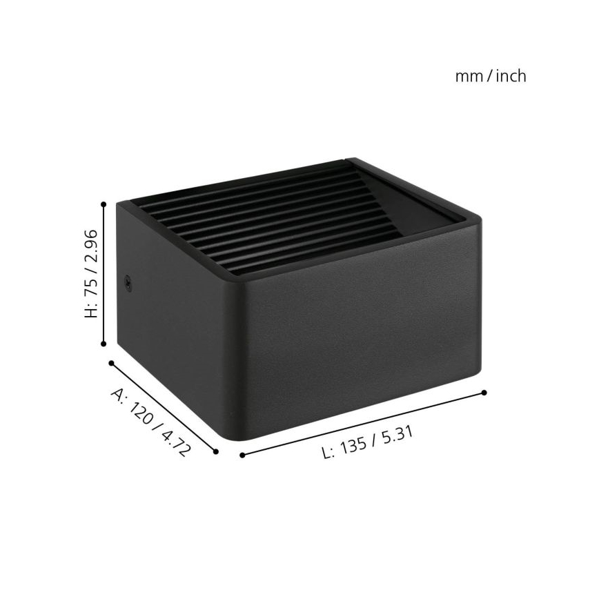Eglo - LED Wandlamp voor buiten LED/6W/230V IP44
