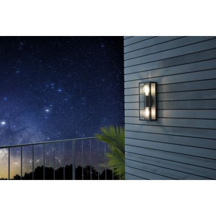 Eglo - Buiten wandlamp 2xE27/60W/230V IP44