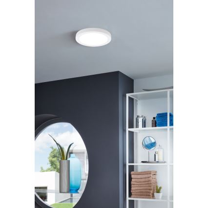 Eglo - LED dimbare plafondlamp LED/14W/230V + afstandsbediening
