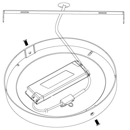 Eglo - LED dimbare plafondlamp LED/14W/230V + afstandsbediening