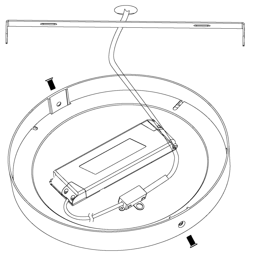Eglo - LED dimbare plafondlamp LED/14W/230V + afstandsbediening