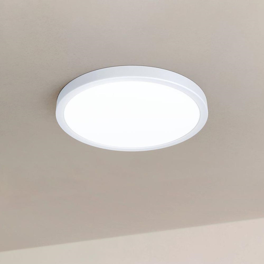 Eglo - Plafonnier LED dimmable 20 W, 230 V avec télécommande, Ø 30 cm