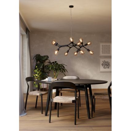 Eglo - Hanglamp aan koord 12xE27/60W/230V
