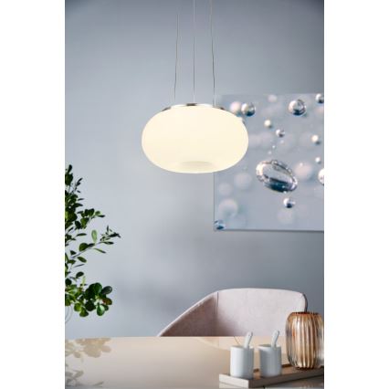 Eglo - Suspension filaire LED RGB à intensité variable OPTICA-C LED/21W/230V d. 37,5 cm
