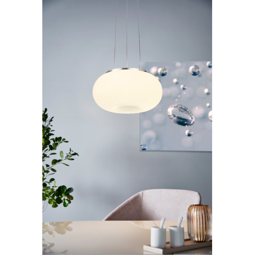Eglo - Suspension filaire LED RGB à intensité variable OPTICA-C LED/21W/230V d. 37,5 cm