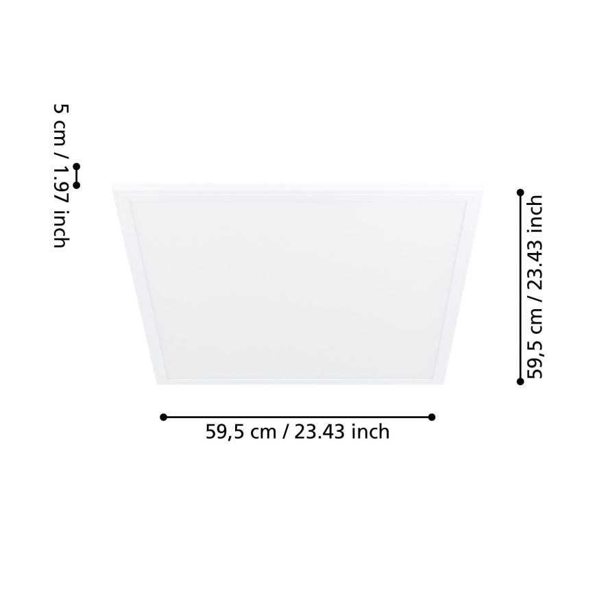 Eglo - LED Plafondlamp met sensor LED/34W/230V
