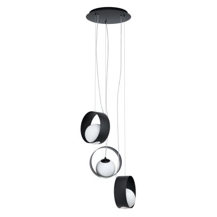 Eglo 98441 - Kabelhanglamp CAMARGO 3xE14/40W/230V