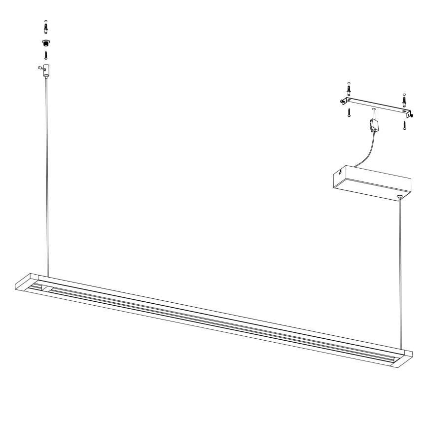 Eglo - Suspension LED avec fil LED/27W/230V