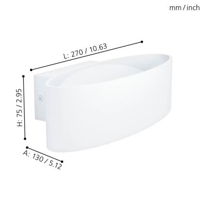 Eglo - Applique murale LED LED/10W/230V