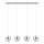 Eglo 98557 - LICOROTO LED-hanglamp aan snoer 4xG9/3W/230V