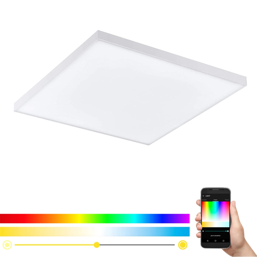 Eglo - Plafonnier à intensité variable LED RGB TURCONA-C LED/15W/230V + télécommande