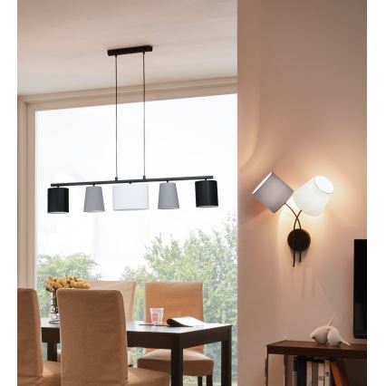 Eglo - Suspension avec fil 5xE14/25W/230V