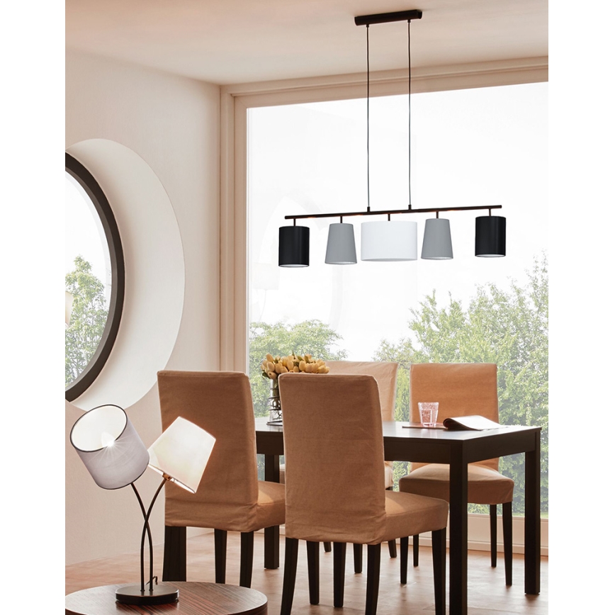 Eglo - Suspension avec fil 5xE14/25W/230V