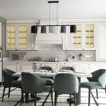 Eglo - Suspension avec fil 5xE14/25W/230V