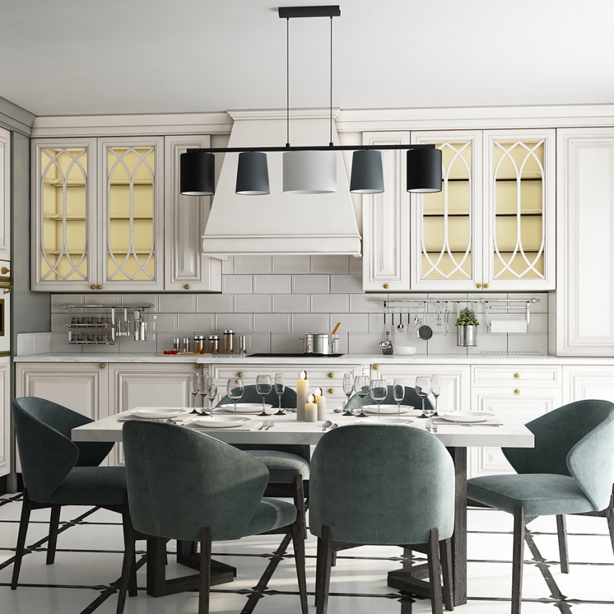 Eglo - Suspension avec fil 5xE14/25W/230V