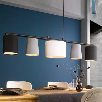 Eglo - Suspension avec fil 5xE14/25W/230V