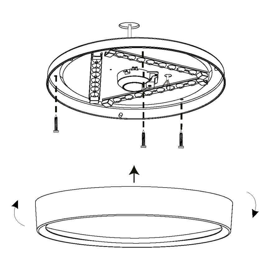 Eglo - Plafonnier LED LED/16,8W/230V