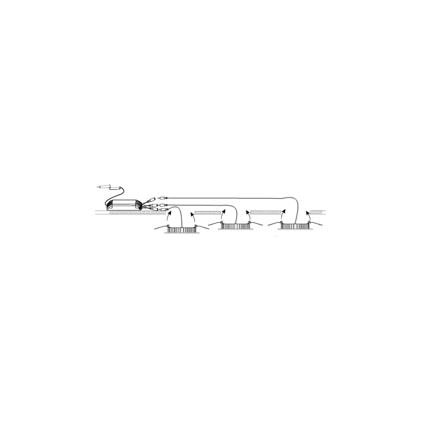 Eglo 98631 - LOT 3x Luminaire encastrable FUEVA 3xLED/5W/230V