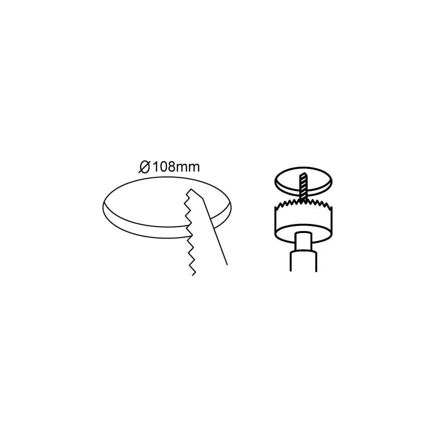 Eglo 98632 - Lot de 3 spots encastrés LED FUEVA, 5 W, 230 V, Ø 12 cm